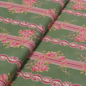 Tela de algodón flores estilo vintage (1 Unidad = 25cm, 2 unidades = 50cm, 3 unidades = 75cm...)