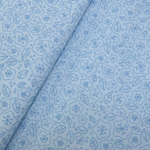 Tela de algodón azul (1 Unidad = 25cm, 2 unidades = 50cm, 3 unidades = 75cm...)