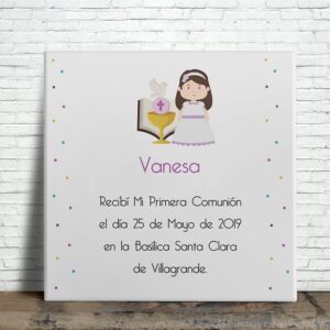 AZULEJO DE COMUNIÓN MODELO BLANCA PALOMA