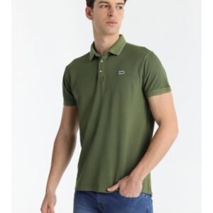 LOIS JEANS - Polo básico - Manga corta con parche de Lois en el pecho ref220805