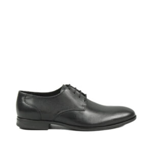 Zapato negro hombre vestir con cordones elegante estilo Oxford I ref397501