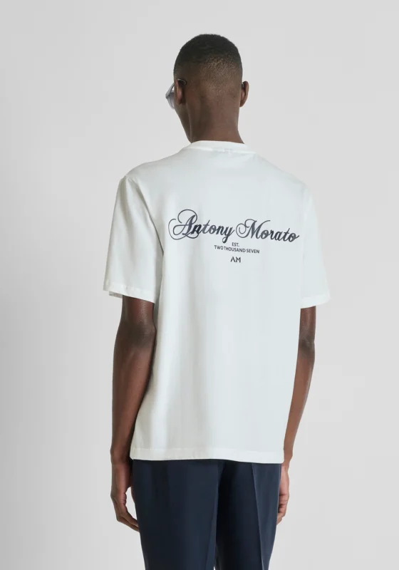 ANTONY MORATO CAMISETA DE AJUSTE RELAJADO EN JERSEY DE ALGODÓN CON DOBLE ESTAMPADO REF238503 - Imagen 3