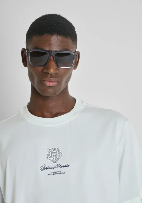 ANTONY MORATO CAMISETA DE AJUSTE RELAJADO EN JERSEY DE ALGODÓN CON DOBLE ESTAMPADO REF238503 - Imagen 2