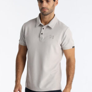 LOIS JEANS - Polo de Algodón Mercerizado con Bordado en Pecho Beige para hombre ref251111