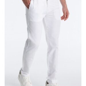 Pantalón chino hombre V&L Victorio & Lucchino blanco slim fit