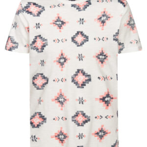 Camiseta de manga corta para hombre con estampado azteca Petrol ind. ref 135104