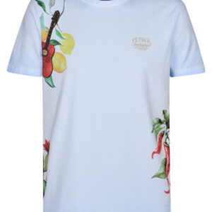 Camiseta de manga corta para hombre con estampado color cielo Petrol ind. ref135104
