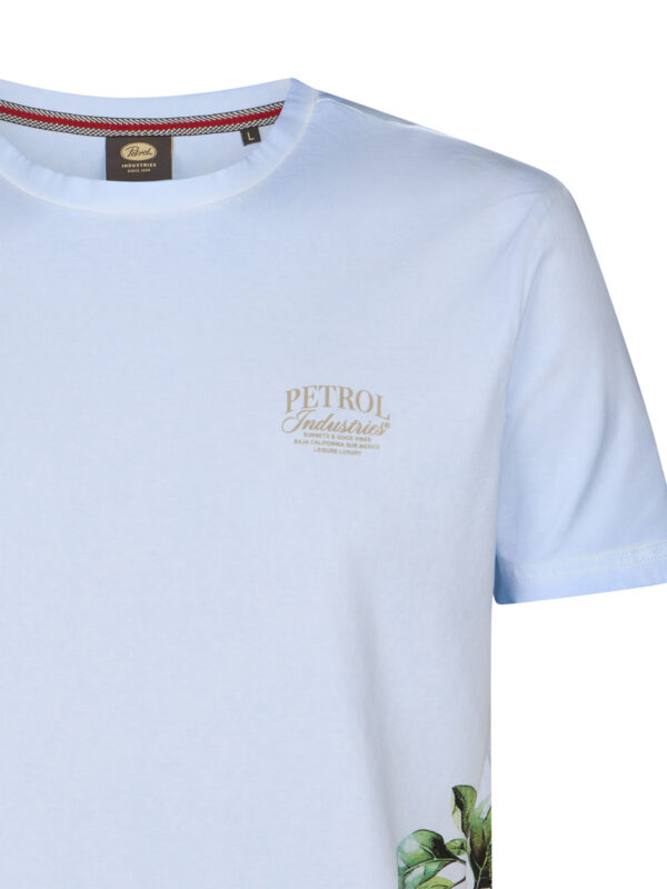Camiseta de manga corta para hombre con estampado color cielo Petrol ind. ref135104 - Imagen 3