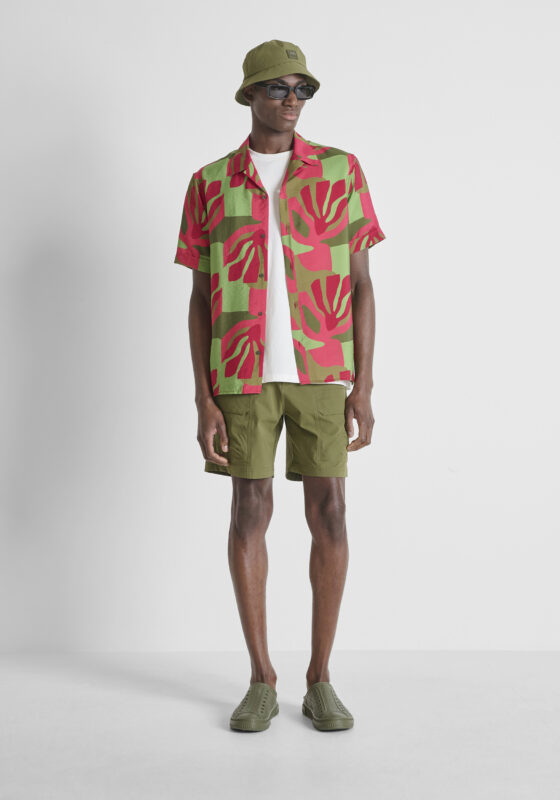 Bañador Antony Morato relaxed fit con bolsillo y parche logo ref290259 - Imagen 2