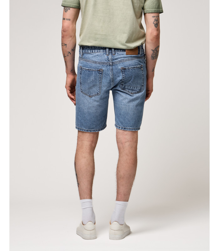 Bermuda vaquera Gianni Lupo regular fit con efecto desgastado ref252421 - Imagen 8