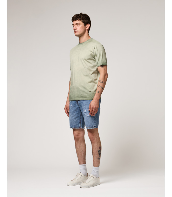 Bermuda vaquera Gianni Lupo regular fit con efecto desgastado ref252421 - Imagen 2