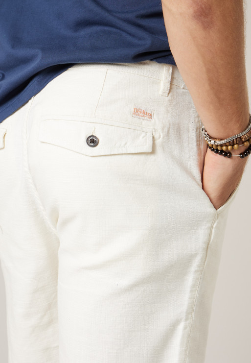 Deeluxe Pantalones cortos bermudas de algodón hombre ref 201903 - Imagen 3