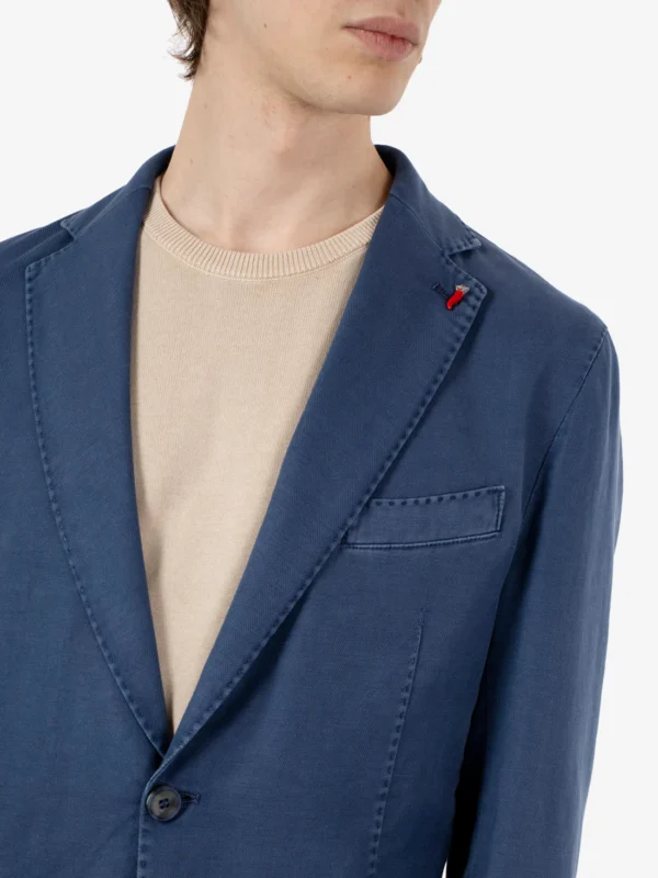 Blazer Mulish Italia Serie Old azul hombre ref106512 - Imagen 4