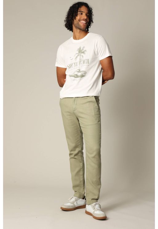 Deeluxe Pantalón regular hombre en 100% algodon ref 252402 - Imagen 5