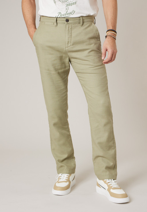 Deeluxe Pantalón regular hombre en 100% algodon ref 252402 - Imagen 4