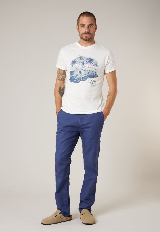 Pantalones regular de hombre 100% algodón ref252402