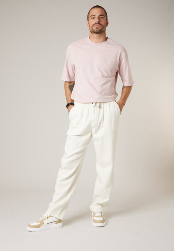 Deeluxe Pantalon relaxed hombre en algodon ref252403