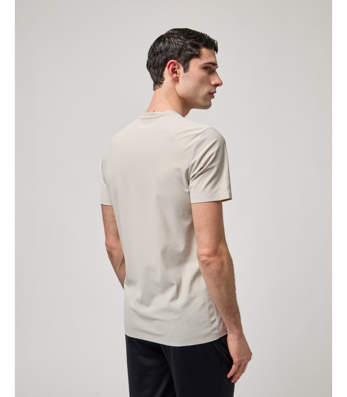 Camiseta Gianni Lupo Athleisure Super Stretch beige REF12217 - Imagen 5