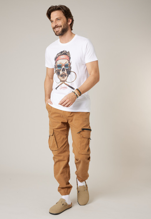 Deeluxe Camiseta TENIS Camiseta de algodón de hombre ref100902 - Imagen 4