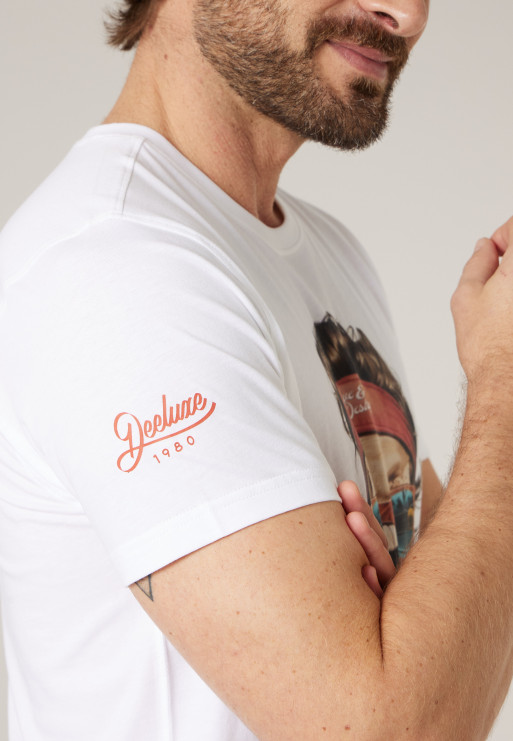 Deeluxe Camiseta TENIS Camiseta de algodón de hombre ref100902 - Imagen 3