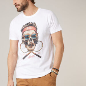 Deeluxe Camiseta TENIS Camiseta de algodón de hombre ref100902