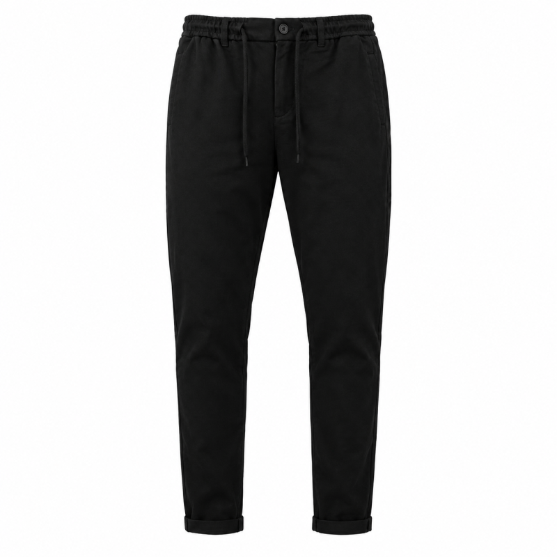 Pantalón Negro Hombre Dark&Fish | Casual Premium Confort 263708 - Imagen 2