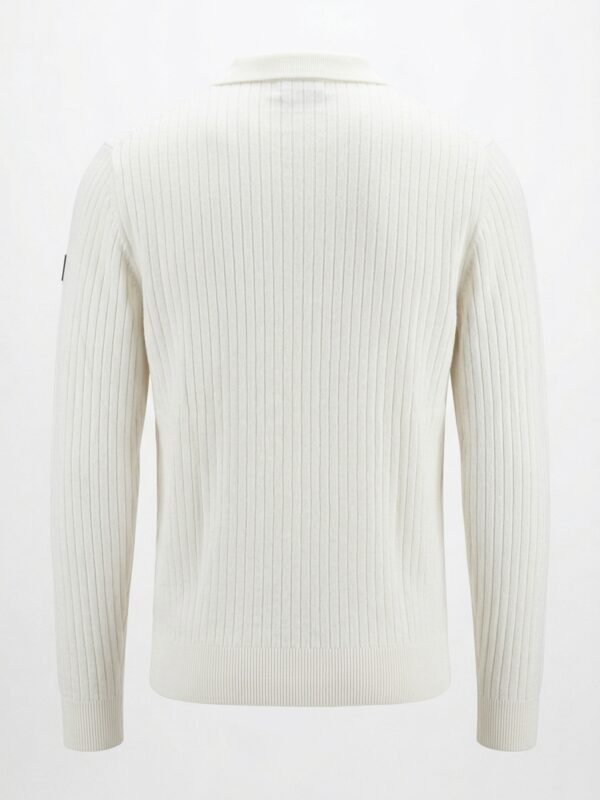 Jersey Punto Acanalado Cuello Polo Masculino - Dark&Fish 251121 - Imagen 3