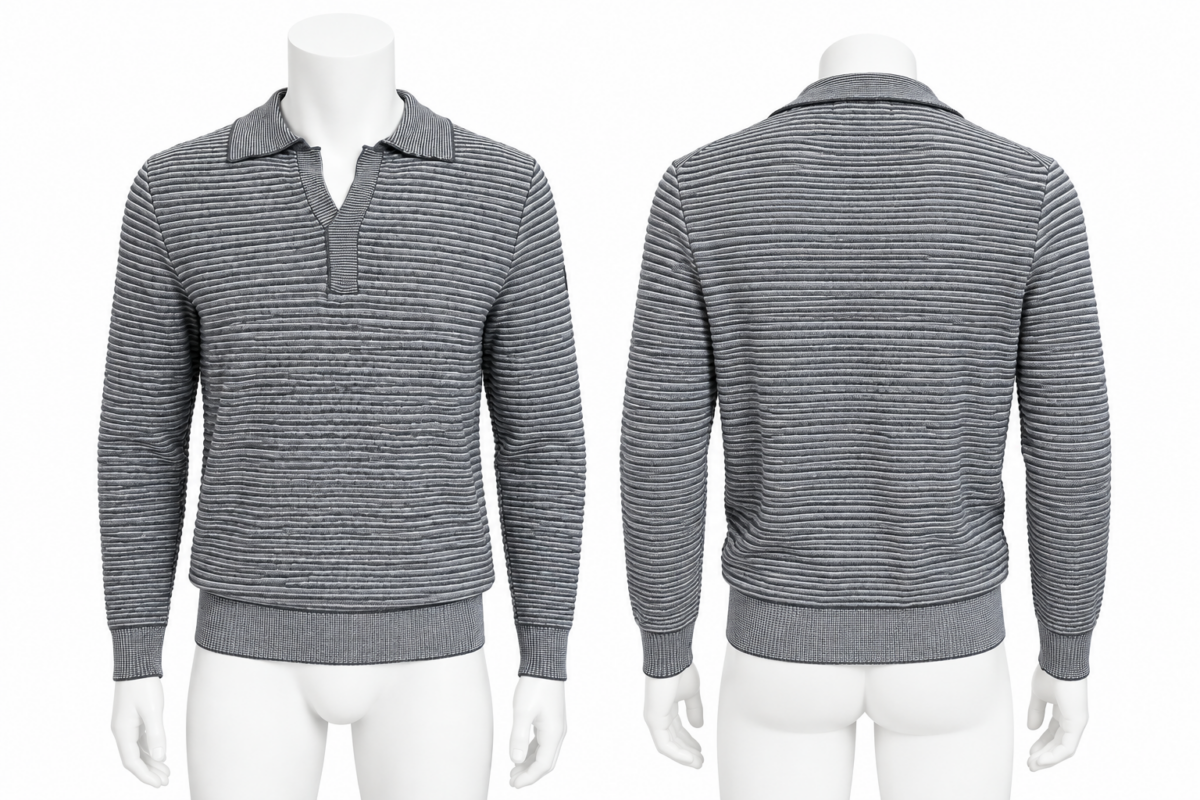 Jersey Polo de Punto Listrado – Dark&Fish263701 - Imagen 5