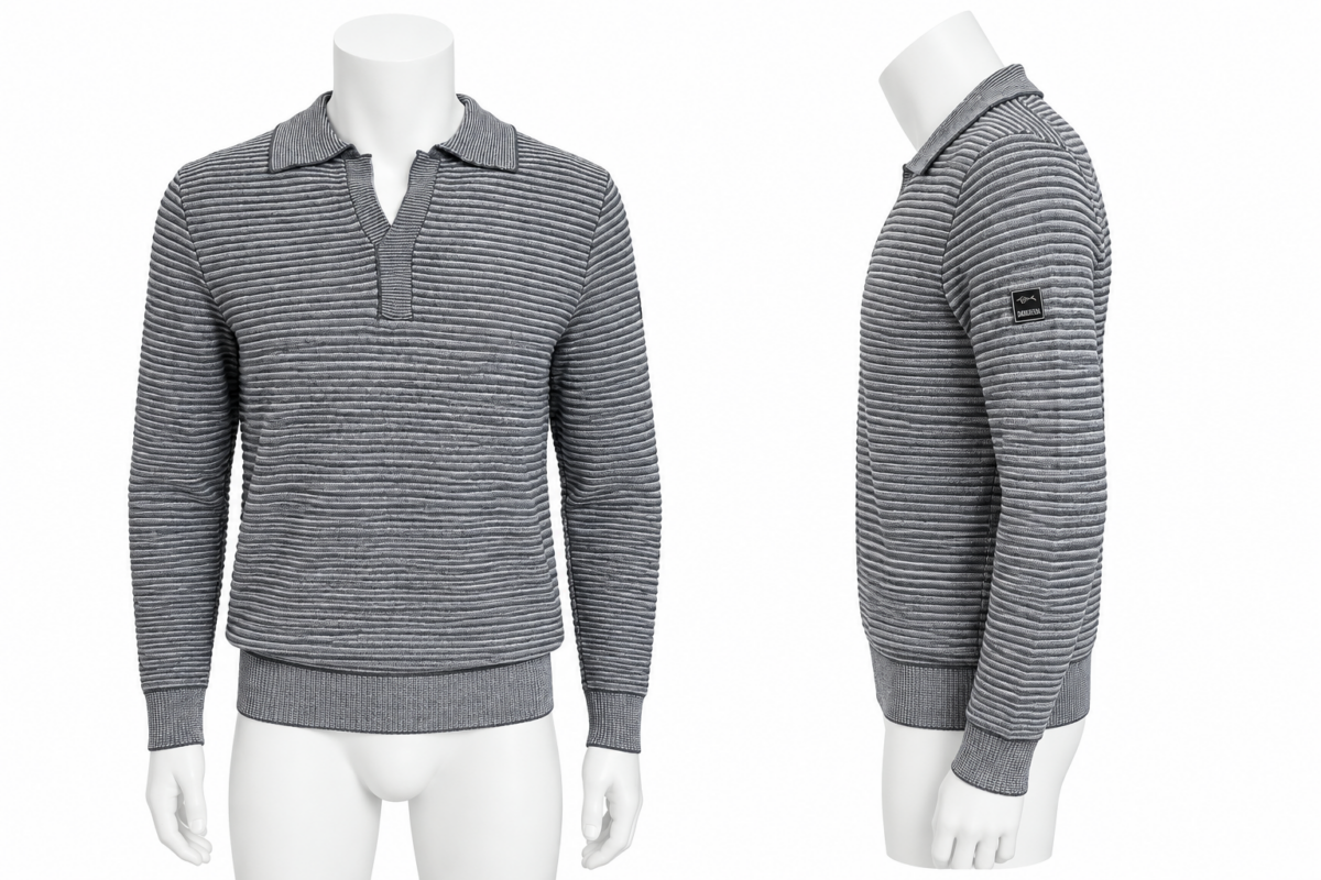 Jersey Polo de Punto Listrado – Dark&Fish263701 - Imagen 6