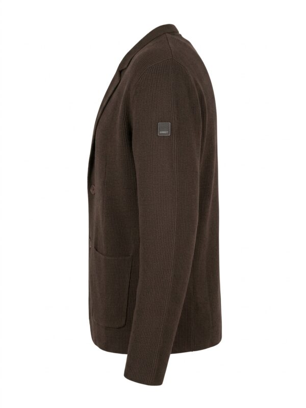 Chaqueta de Punto Blazer 'Dark&Fish' Estructurada marrón 301612 - Imagen 3
