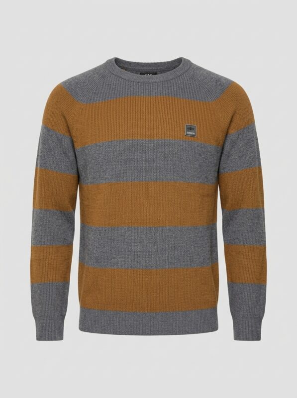 Jersey Blockcolor Tricolor 'Dark&Fish' con Parche Metálico 263705 - Imagen 3