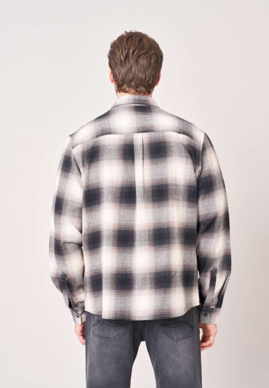 DEELUXE Camisa de cuadros para hombre en 100% algodón. 252424 - Imagen 4