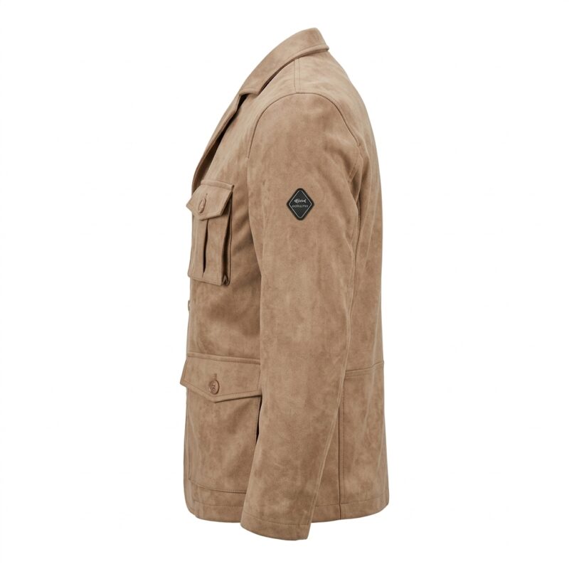 Chaqueta Dark&Fish Performance Hombre Camel Efecto Ante 629720 - Imagen 2