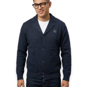 CHAQUETA DE PUNTO DARK&FISH — AZUL MARINO 263708