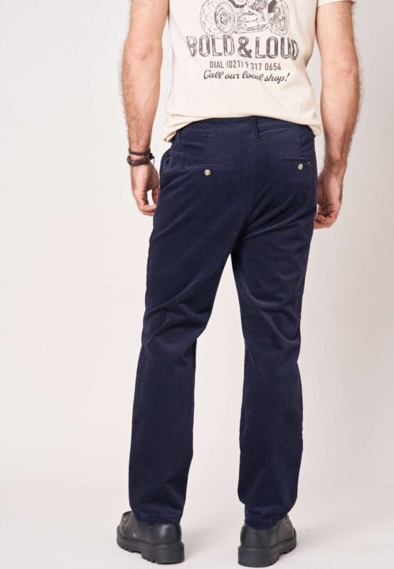 Pantalón de Pana Regular Fit con Pinza – Deeluxe 252408 - Imagen 4