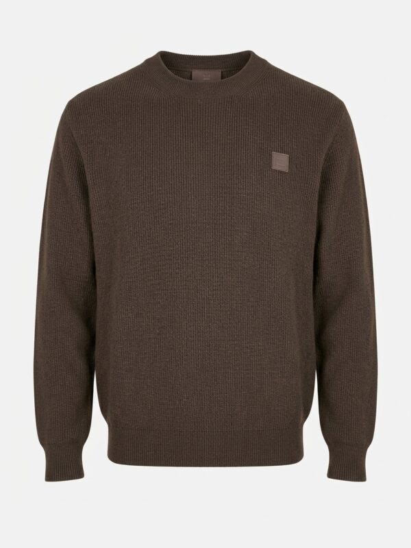 Jersey de Punto Rib Dark&Fish — Marrón Topo 251143