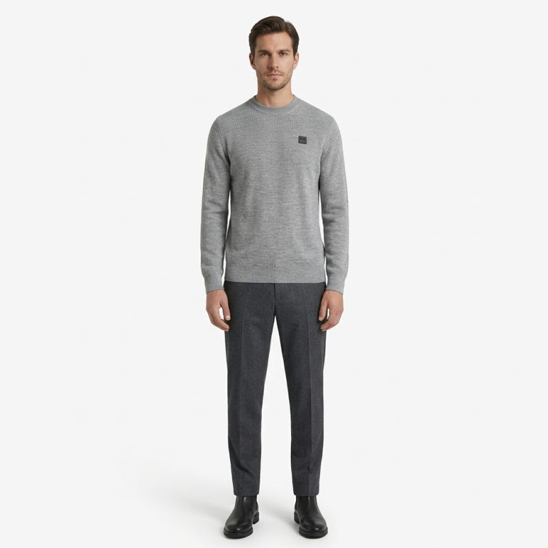 Jersey Hombre Dark&Fish Medium Grey 251143 - Imagen 2