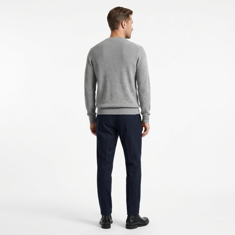 Jersey Hombre Dark&Fish Medium Grey 251143 - Imagen 4