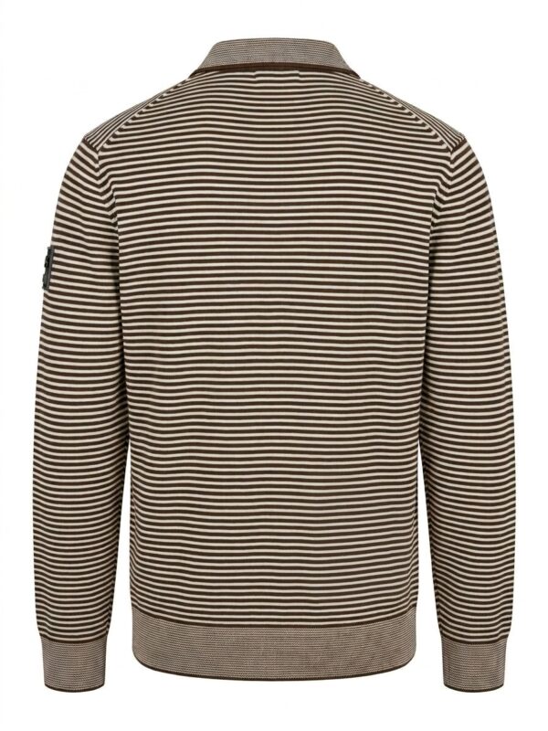 JERSEY POLO DARK&FISH rayas marrón 263701 - Imagen 5