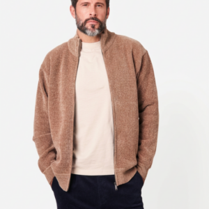 Chaqueta color beige de Punto Chenilla Deeluxe Hombre 210101