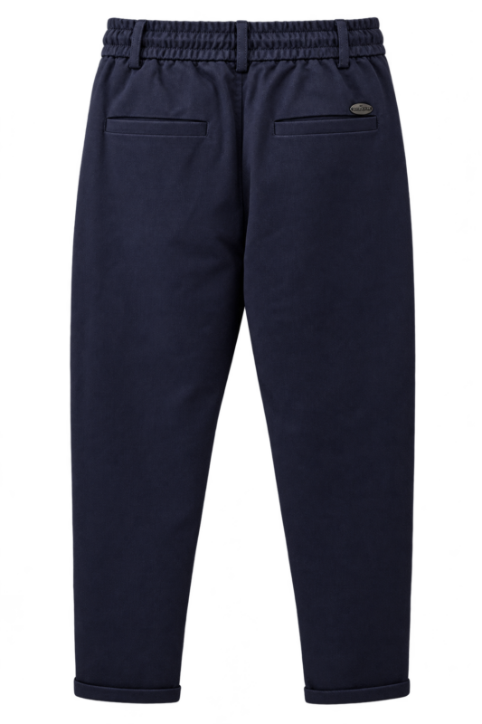 Pantalón chino jogger azul marino DARK&FISH para hombre 263708 - Imagen 4