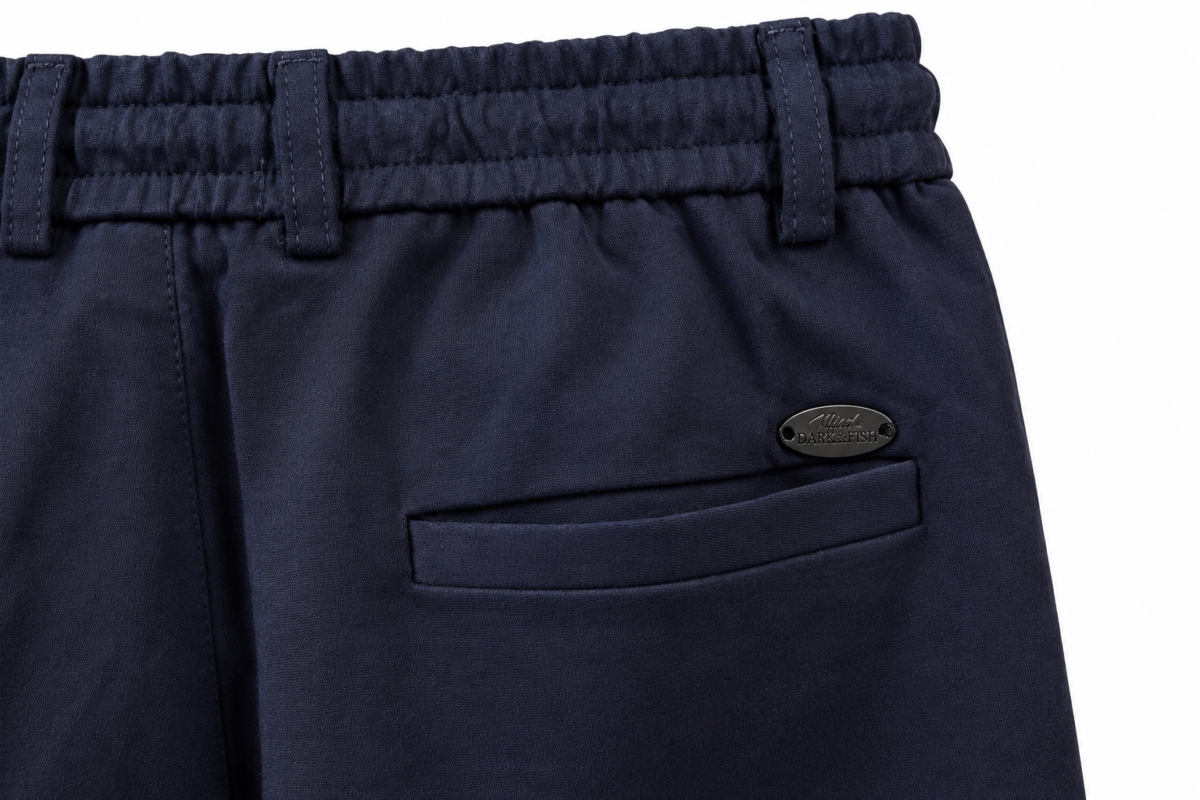 Pantalón chino jogger azul marino DARK&FISH para hombre 263708 - Imagen 2