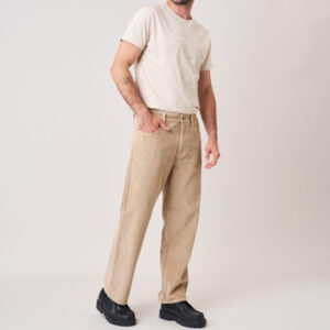 Deeluxe Pantalones de hombre de corte regular en pana 100% algodón 252414