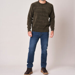 DEELUXE - Jersey de hombre de corte regular en suave punto de chenilla 168402