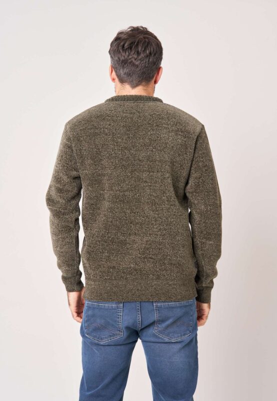 DEELUXE - Jersey de hombre de corte regular en suave punto de chenilla 168402 - Imagen 3