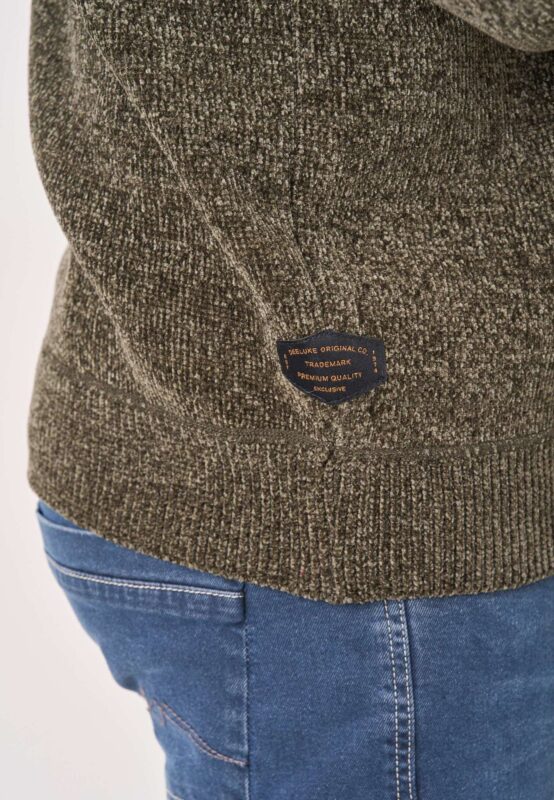 DEELUXE - Jersey de hombre de corte regular en suave punto de chenilla 168402 - Imagen 5