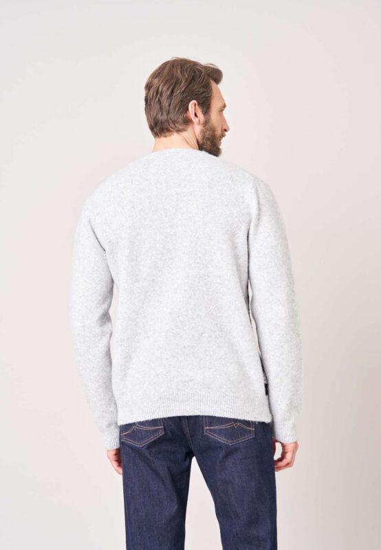 Jersey Deeluxe Hombre Punto Suave con Diseño de Diamantes Gris 252416 - Imagen 4