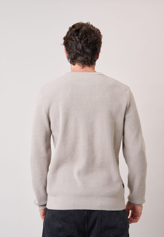 DEELUXE Jersey recto de hombre cuello redondo, mangas encasinadas , hecho 100% poliéster 225207 - Imagen 5