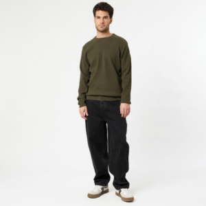 Jersey Deeluxe RUNNER Hombre de Punto Suave Verde Caqui 225207