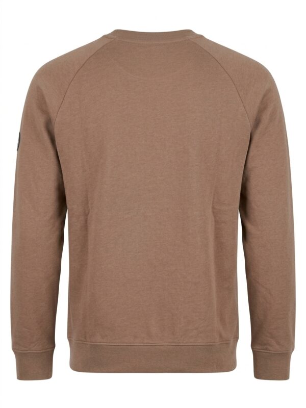 Sudadera Marrón Moka 'Dark&Fish' con Bordado rizo 251145 - Imagen 4